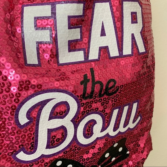 🌸 3/$10 Pink Sequence Drawstring Bag - Picture 5 of 9